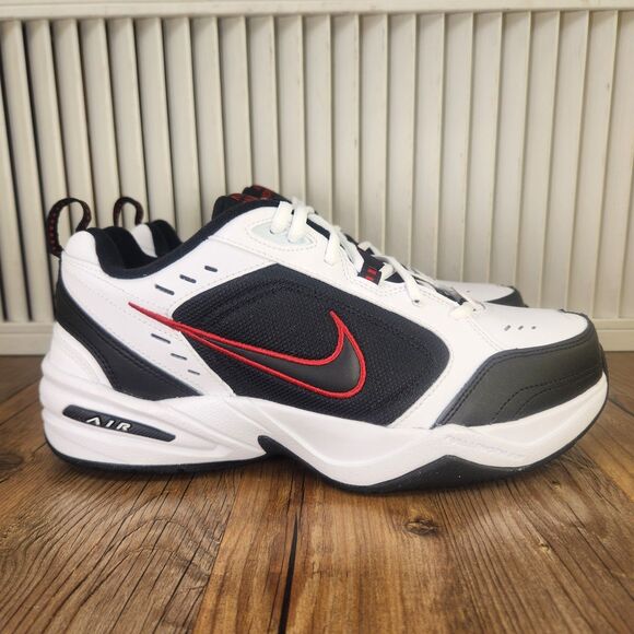 Nike Air Monarch IV Mens Sz 10 4E Wide White Black Dad Training Shoes 416355-101 main image 11
